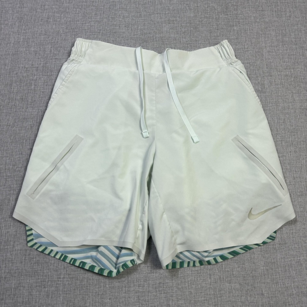 Nike Court Dri-FIT Slam Paris Tennis Shorts Men's Green Small Performance